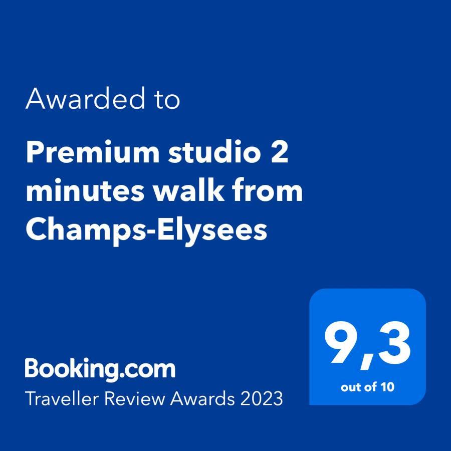 Premium Studio 2 Minutes Walk From Champs-Elysees Paris Exteriör bild
